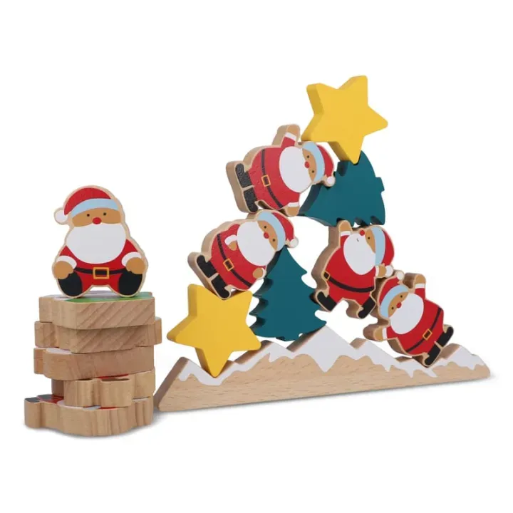 InSideOut FSC Wooden Santa balancing game - LT57402 (N0099)